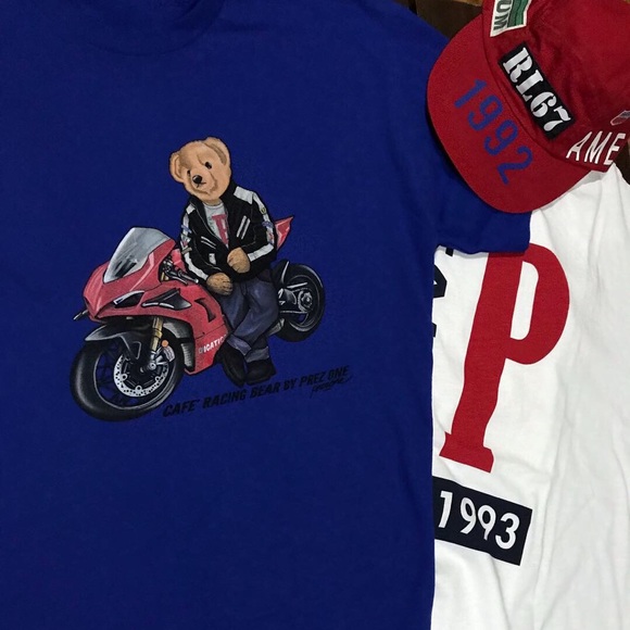 custom Shirts Custom Polo Cafe Racing Bear T Shirt Poshmark